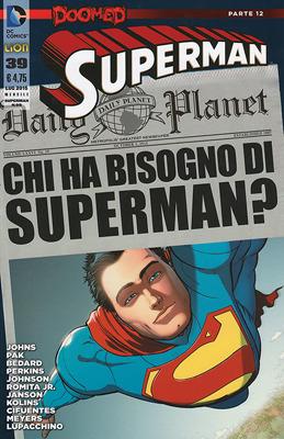 Superman. Vol. 39 - Geoff Johns - copertina