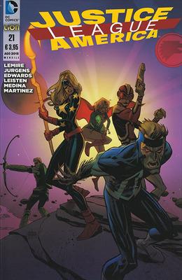 Justice league America. Vol. 21 - Jeff Lemire,Dan Jurgens,Mike McKone - copertina
