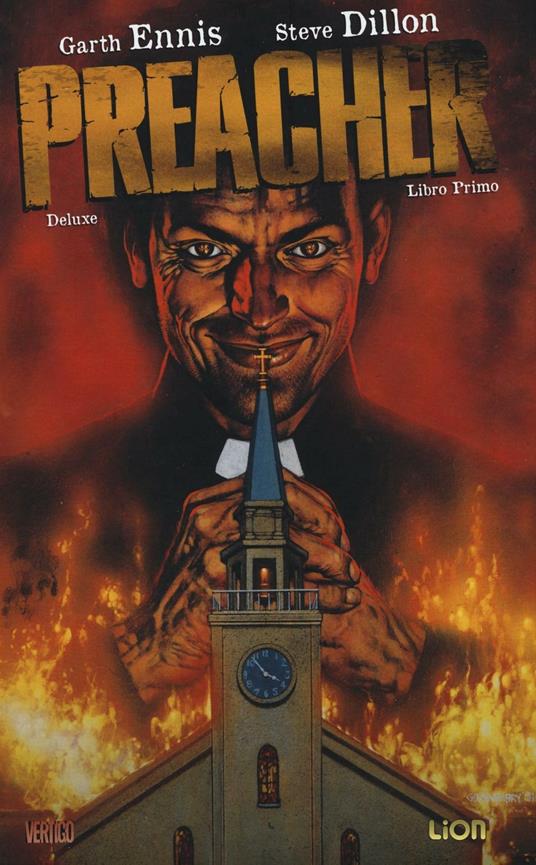 Preacher deluxe. Vol. 1 - Garth Ennis,Steve Dillon - copertina
