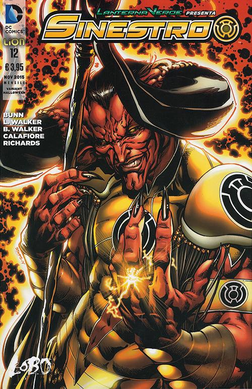 Lanterna verde presenta: Sinestro. Variant Hallowen. Vol. 12 - copertina