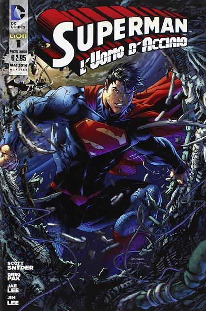 Superman. L'uomo d'acciaio. Vol. 1 - copertina