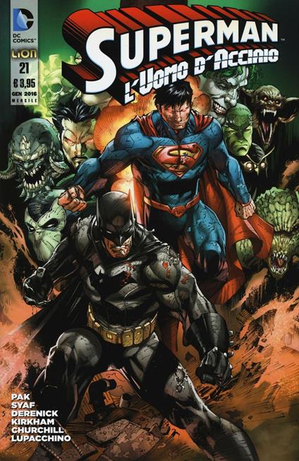 Superman l'uomo d'acciaio. Vol. 21 - Greg Pak - copertina