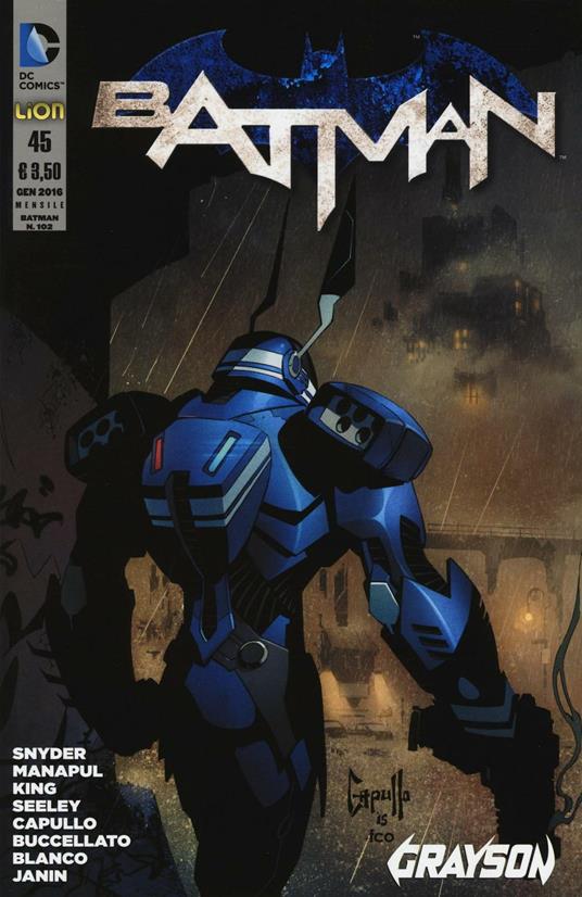 Batman. Vol. 102 - Scott Snyder,Francis Manapul - copertina