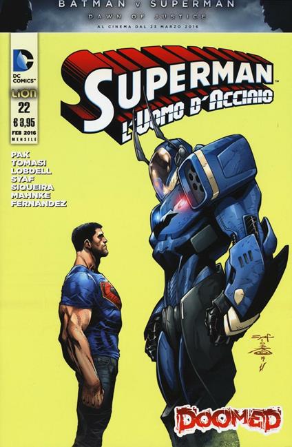 Superman. L'uomo d'acciaio. Vol. 22 - copertina