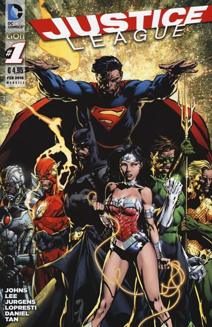 Justice League. Vol. 1 - copertina