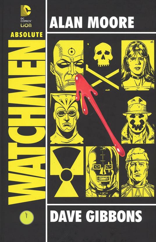 Watchmen - Alan Moore,Dave Gibbons - copertina