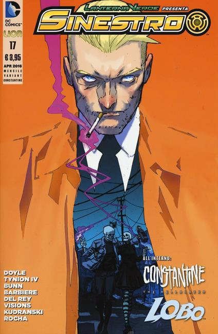 Lanterna verde presenta: Sinestro. Variant Constantine. Vol. 17 - copertina