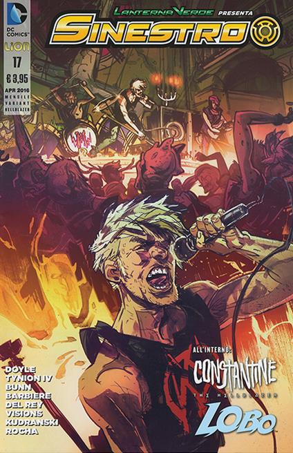 Lanterna verde presenta: Sinestro. Variant Hellblazer. Vol. 17 - copertina