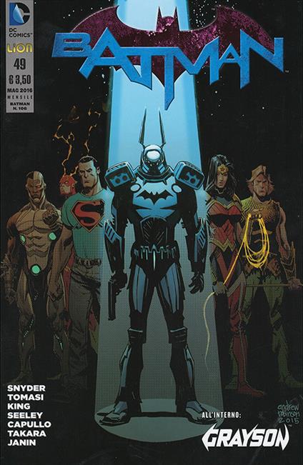 Batman. Nuova serie 49. Vol. 106 - Greg Capullo - copertina