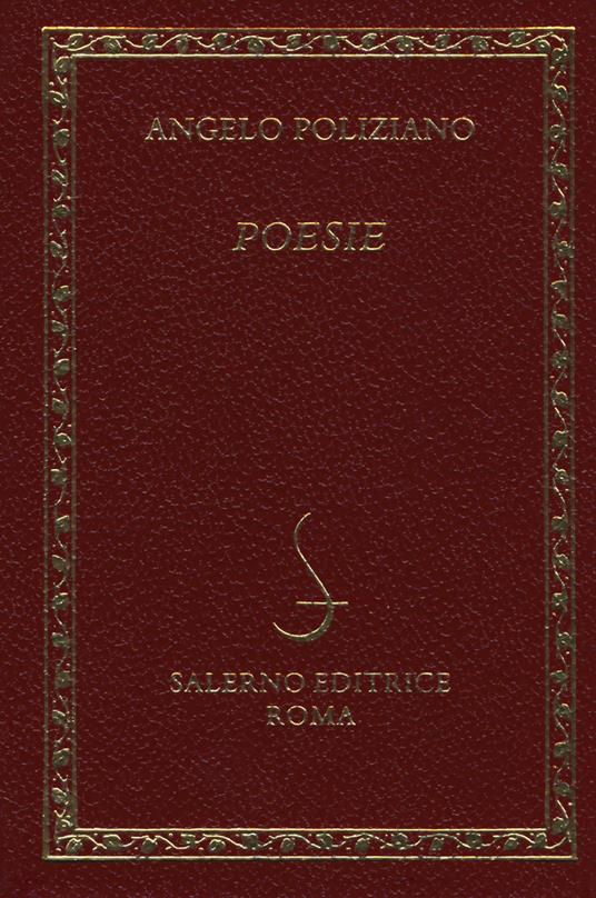Poesie - Angelo Poliziano - copertina