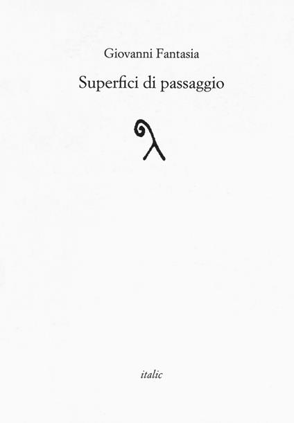 Superfici di passaggio - Giovanni Fantasia - copertina