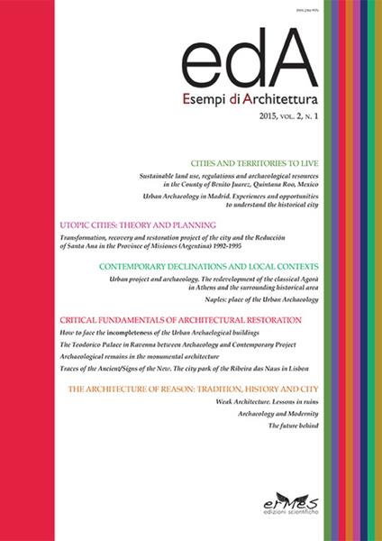 EDA. Esempi di architettura 2015. International journal of architecture and enginering. Vol. 2 - copertina