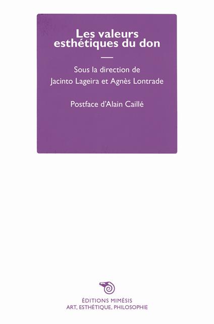 Les valeurs esthétiques du don - copertina