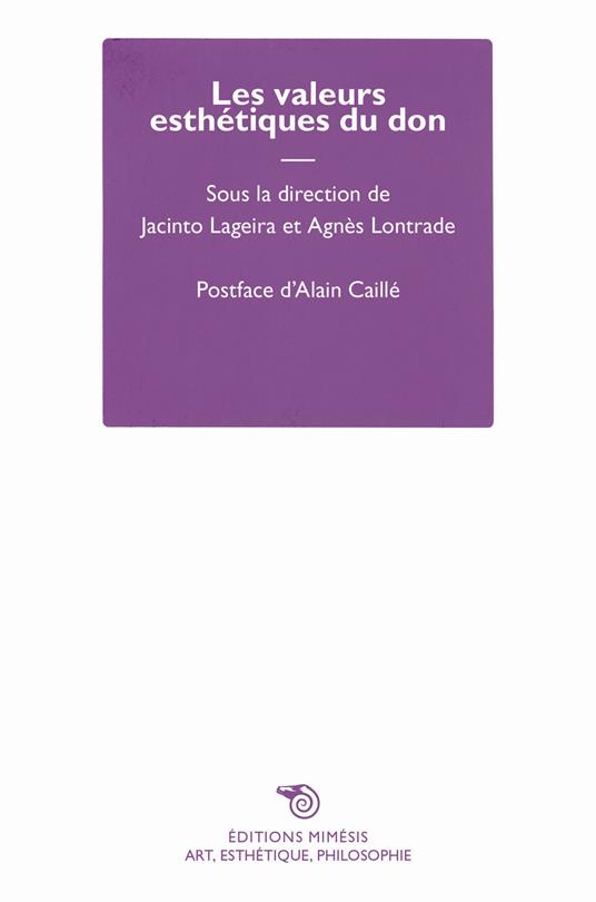 Les valeurs esthétiques du don - copertina