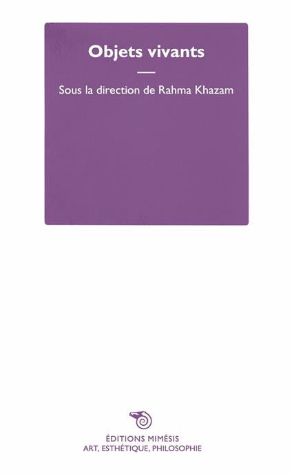Objets vivants - Rahma Khazam - copertina