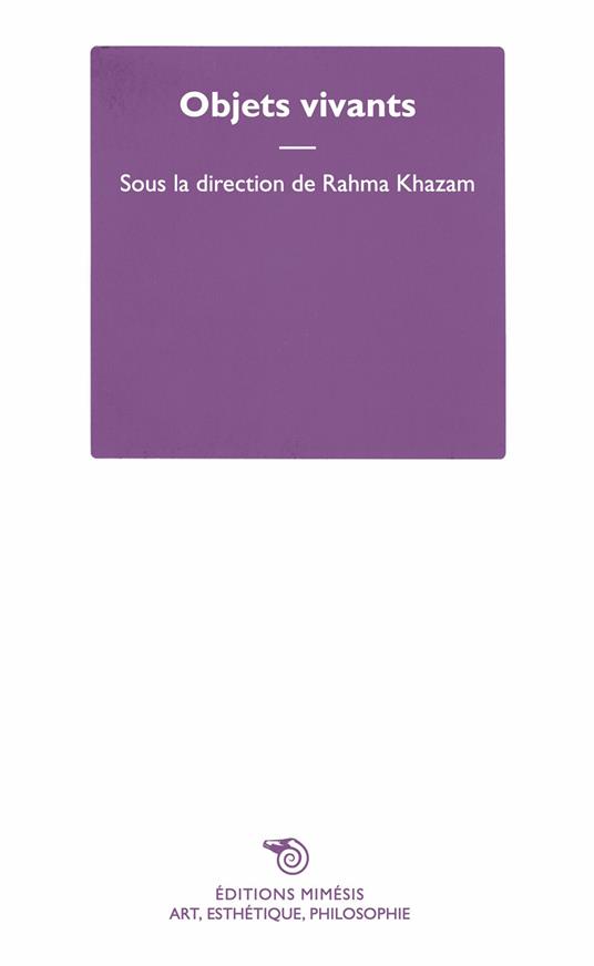 Objets vivants - Rahma Khazam - copertina