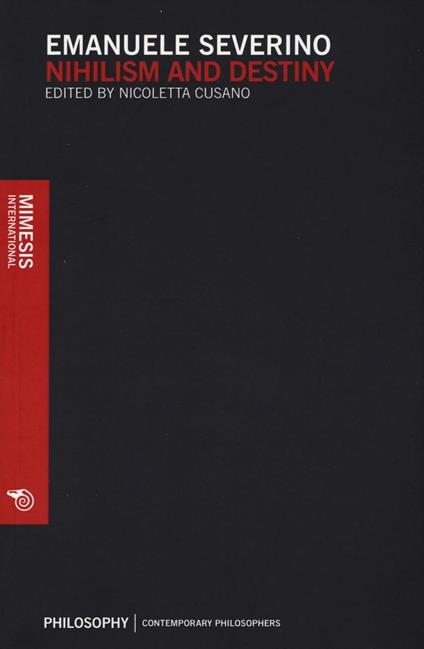Nihilism and destiny - Emanuele Severino - copertina
