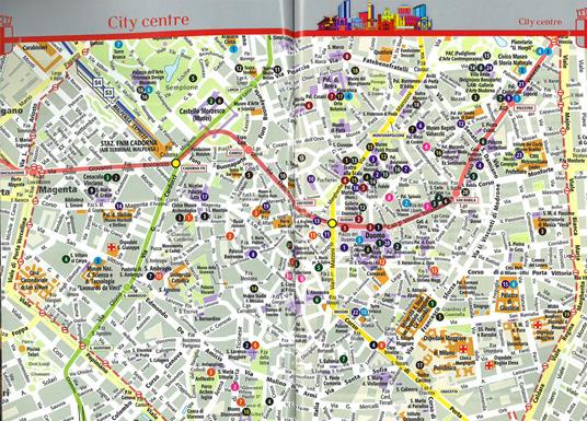 Milano. The guide-The map - 2