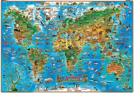Animali dal mondo. Geoposter - copertina