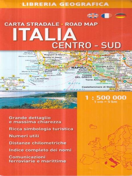 Italia. Centro-sud 1:500.000 - 3