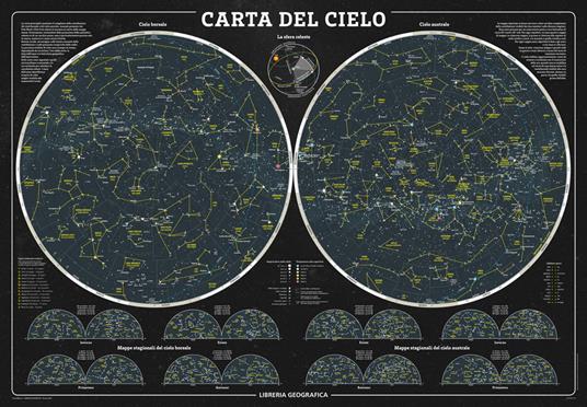 Carta del cielo. Geoposter. Ediz. a colori - copertina