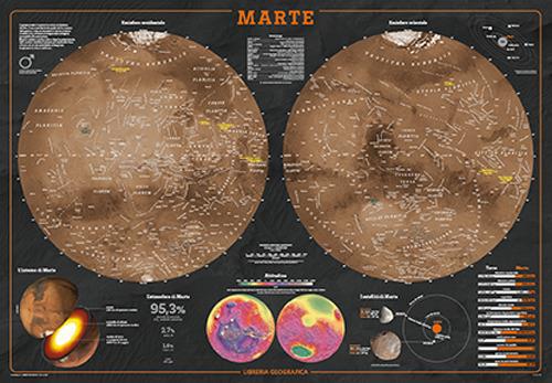Marte. Geoposter. Ediz. a colori - copertina