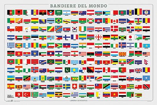 Bandiere del mondo. Geoposter - Libro - Libreria Geografica - Geoposter