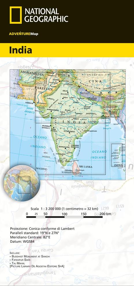 India 1:3.200.000 - 3