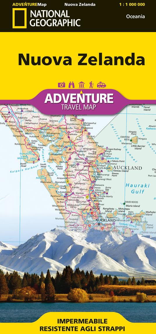 Nuova Zelanda. Adventure maps - copertina