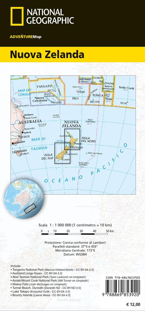 Nuova Zelanda. Adventure maps - 3
