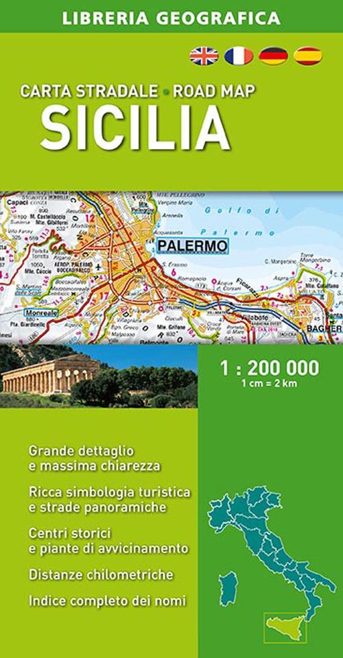 Sicilia 1:200.000 - copertina