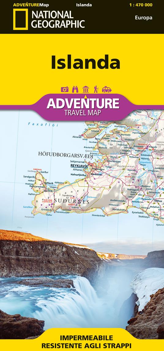 Islanda. Adventure maps - copertina