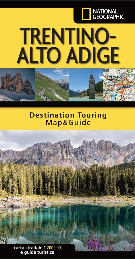Trentino Alto Adige. Carta stradale e guida turistica 1:200.000 - copertina