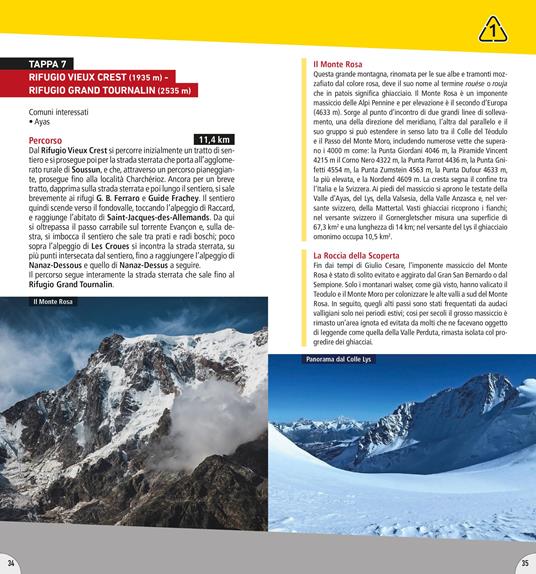 Alta via della Valle d'Aosta n. 1. Itinerario escursionistico tra storia, natura e leggende. Donnas - Courmayeur - 2