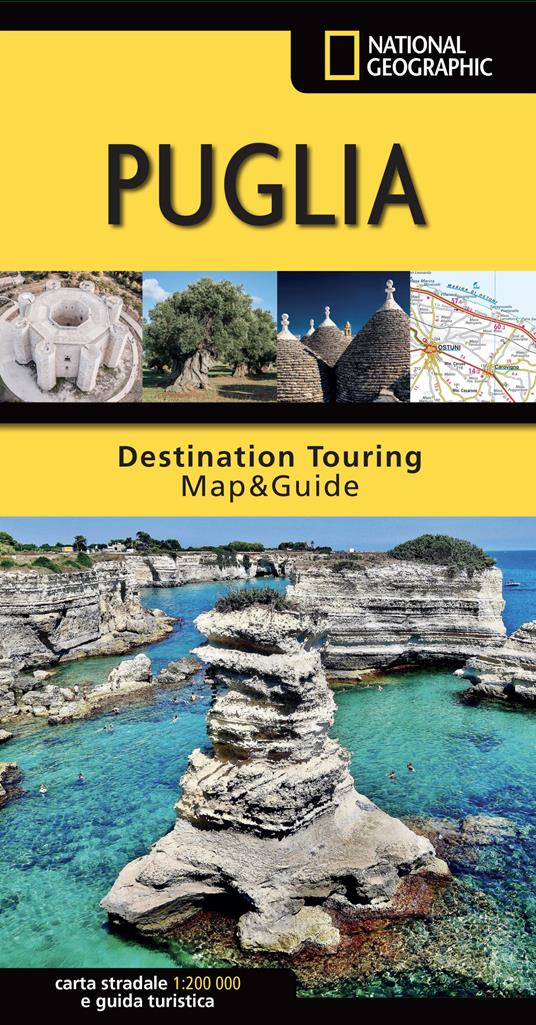 Puglia. Carta stradale e guida turistica 1:200.000 - copertina