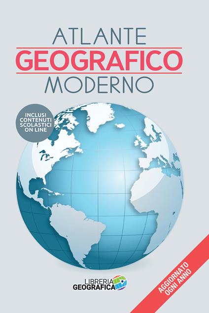Atlante geografico moderno. Ediz. a colori. Con espansione online - copertina