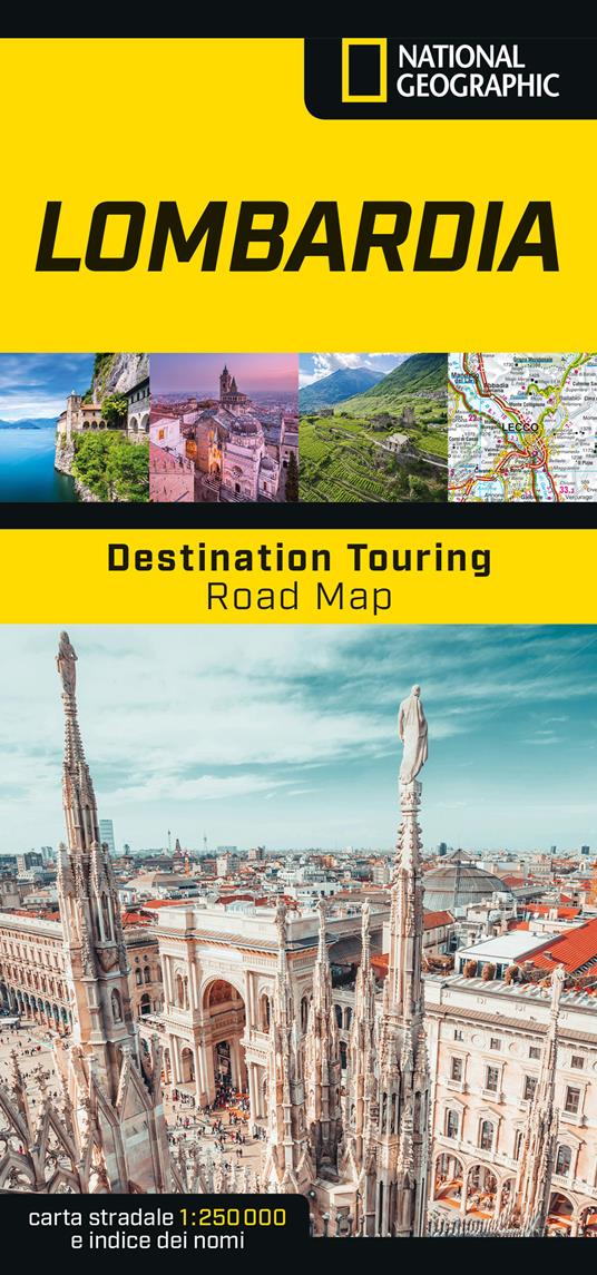 Lombardia. Road Map. Destination Touring 1:250.000 - copertina