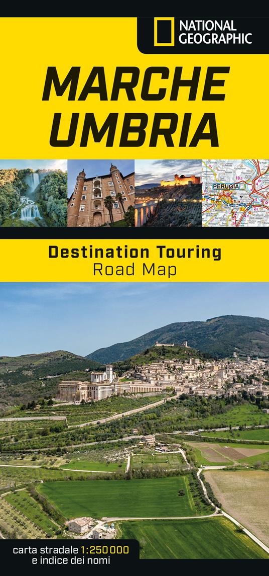 Marche e Umbria. Road Map. Destination Touring 1:250.000 - copertina