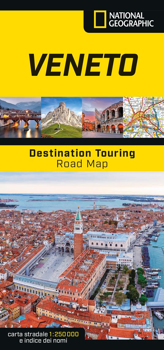 Veneto. Road Map. Destination Touring 1:250.000 - copertina