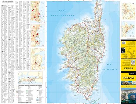 Corsica. Road Map. Destination Touring 1:250.000 - 2