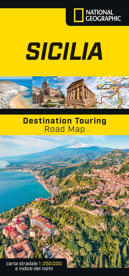 Sicilia. Road Map. Destination Touring 250.000 - copertina
