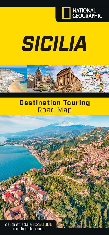 Sicilia. Road Map. Destination Touring 250.000 - copertina