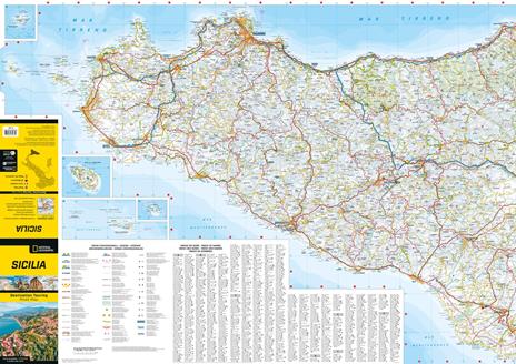 Sicilia. Road Map. Destination Touring 250.000 - 2