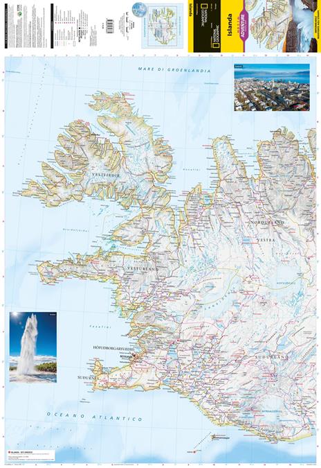 Islanda. Adventure travel map 1:470.000 - 2