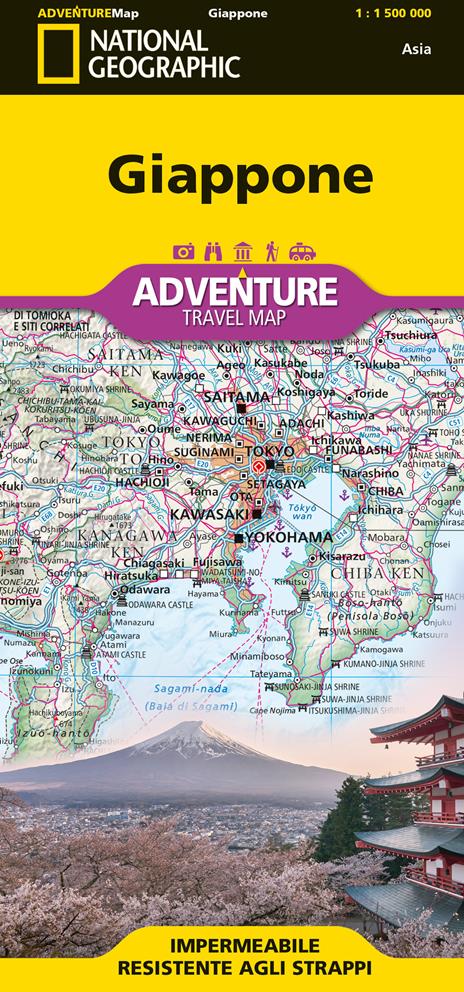 Giappone. Adventure travel map 1:1.500.000 - copertina