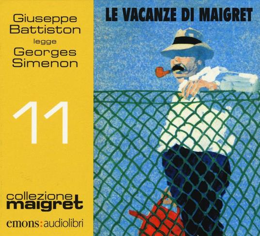 Le vacanze di Maigret letto da Giuseppe Battiston. Audiolibro. CD Audio formato MP3 - Georges Simenon - copertina