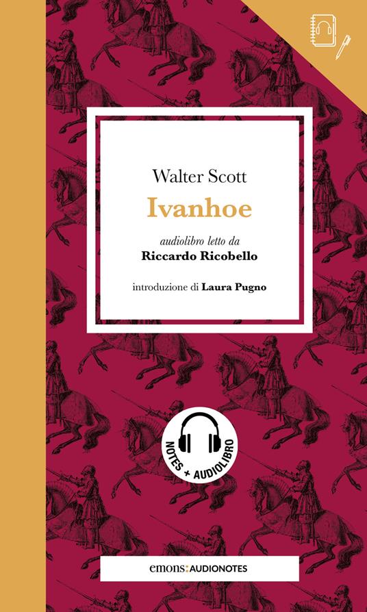 Ivanhoe letto da Riccardo Ricobello. Quaderno. Con audiolibro - Walter Scott - copertina