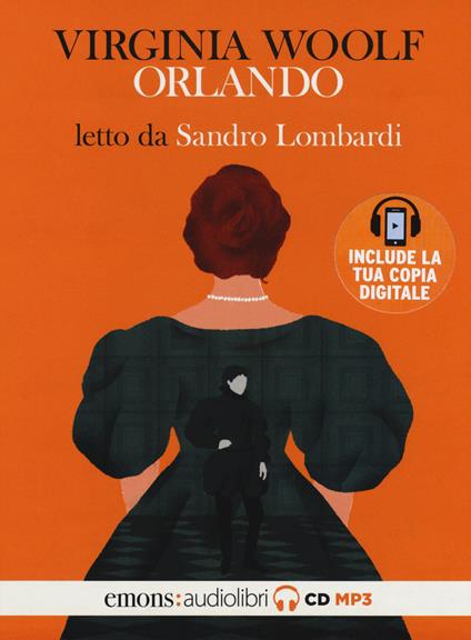 Orlando letto da Sandro Lombardi. Audiolibro. CD Audio formato MP3 - Virginia Woolf - copertina