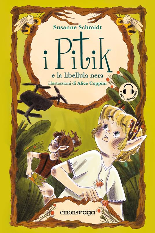 I Pitik e la libellula nera. Con audiolibro - Susanne Schmidt - copertina