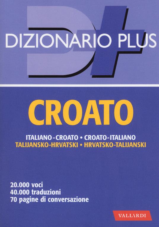 Dizionario croato. Italiano-croato, croato-italiano - copertina
